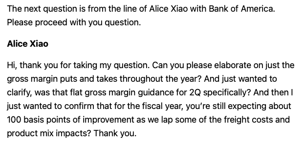 AKA's Q1 FY 2023 Conference Call