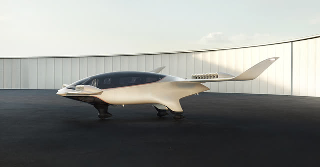 This image shows a Lilium eVTOL.