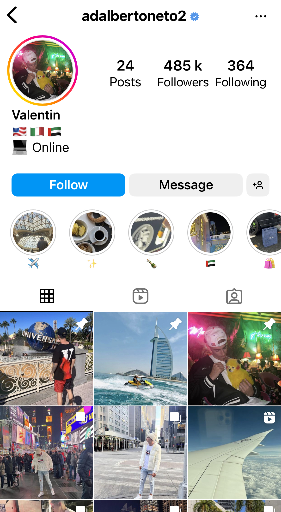 adalbertoneto2 crypto scammer is back on instagram