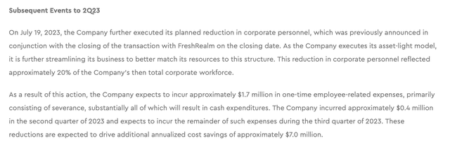 Blue Apron Q2 opex update