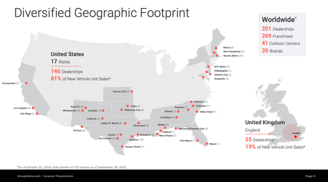 GPI Geographic Footprint