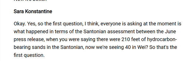 Analyst Question Expressing Doubt About Frontera Company Strategy